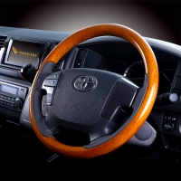 ハイエース　レーシングハンドル TOYOTA | HIACE / REGIUS ACE | 200系 4型 | Top grade wood