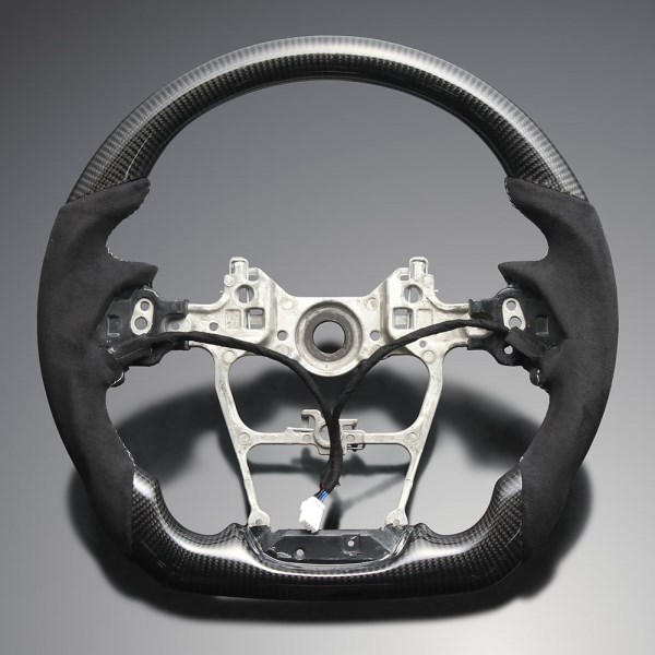 クリアリアルカーボン×アルカンターラ×シルバーユーロステッチ LS225