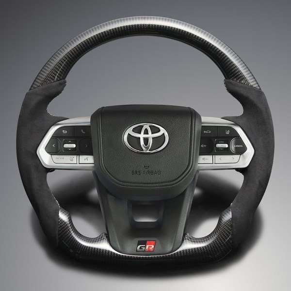 クリアリアルカーボン×アルカンターラ(ブラック)×シルバーユーロステッチ(ガングリップ)