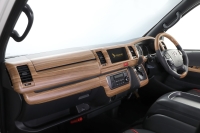 FEGGARIハイエース/オークウッド 8ピース　ヴィンテージ インテリアパネル TOYOTA | HIACE / REGIUS ACE | 200系 6型 | (narrow body) FEGGARI
